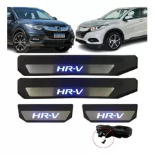 Kit Soleira Led Iluminada Plug In Play Honda Hrv 2016 A 2021