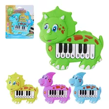 Piano Teclado Musical Infantil Educativo Baby Dinossauro 