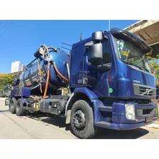 Caminhão Limpa Fossa E Hidrojato Volvo 270 Ano 2013 6x2 