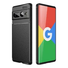 Para Google Pixel 7 Pro - Case Funda Carbono Autofocus