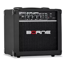 Amplificador Borne Impact Bass Cb30 Para Baixo De 15w Cor Preto 110v/220v
