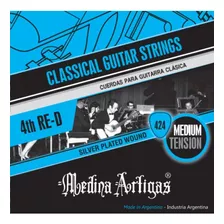 424 4° Cuerda Suelta Guitarra Clasica Medina Artigas Platead