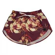 Short Feminino Maresia Tactel Bordô 12900016