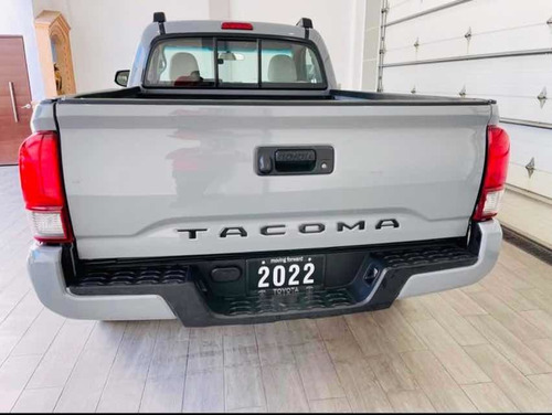 Emblema Toyota Tacoma Batea Negro 2016-2020 No Vinil Letras Foto 8
