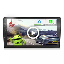 Multimidia 9 1din 2gb 32gb Android 12 Carplay Android Auto Cor Preto