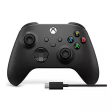 Cabo Sem Fio Microsoft Control Xbox + Usb-c Preto