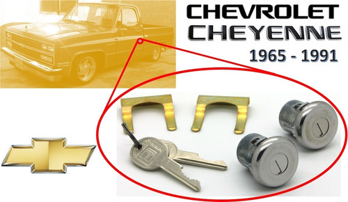 Chapa Cilindros Puertas Chevrolet 64 - 94 Envio Gratis Foto 2