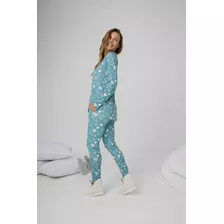 Pijamas Mujer Invierno Modal Estampado Maria Lolgi 13823