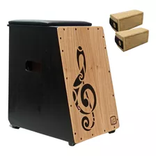 Cajon Básico Eletroacústico Inclinado Profissional Mb