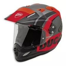 Casco Para Moto Ducati Tour V4 Ful Talla M Color Gris 2064