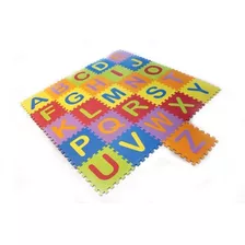 Kit 28 Placas Tatame Eva Infantil 20x20x1cm - Alfabeto