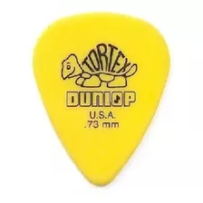 36 Puas Dunlop Tortex Std 0.73 Amarillo 418b.73 + Color Amarillo Tamaño .73