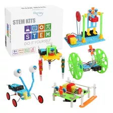 Kit De Robots Para Armar Varios Experimentos, Stem Niños