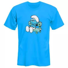 Remeras Los Pitufos Smurfs Gruñon *mr Korneforos*