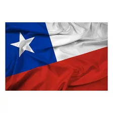 Bandera Chile Nacional 1.50x90cm Exterior Grande
