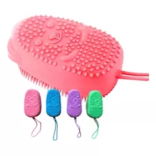 Bucha Esponja De Banho Massageadora De Silicone Novidade