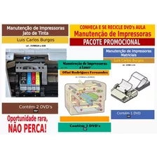 Dvds Aulas Manutenção De Impressoras