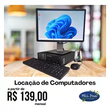 Aluguel Mensal* Desktop Dell I5/8gb/240gb Ssd Monitor 18,5 