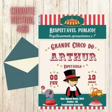 Convite Circo Para Whatsapp