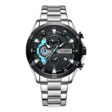 Reloj De Cuarzo De Acero Inoxidable Curren 8402 For Hombre