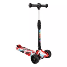 Tripatin Monopatin Scooter Ruedas De Silicona Anchas Con Luz Color Manchas De Color