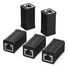 Acoplador En Lnea Rj45, Benfei 5 Pack Cat7 Cat6 Cat5e Ether