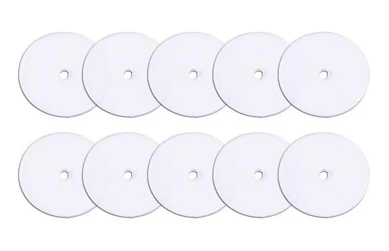 10 Discos De Silicon Para Eliminar Piercing Bumps