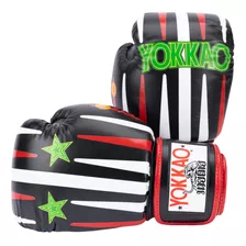 Guantes De Boxeo Yokkao De 14 Onzas, Color Negro