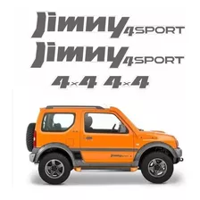 Kit Adesivos Emblema Suzuki Jimny 4 All 4x4 4all Cor Grafite