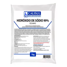 Soda Cáustica Escamas 99% - Alta Qualidade - Calisul - 1kg