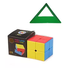 Cubo Rubik Profesional 2x2 Shengshou Gem + Base Moyu