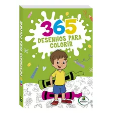 Livro 365 Desenhos Para Colorir Infantil Edição Verde