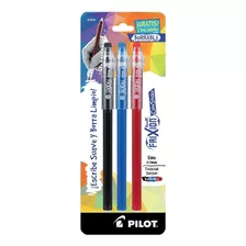3 Bolígrafo Gel Frixion Stick Pilot Tinta Borrable Punta 0.7 Color De La Tinta Varios