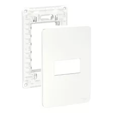 Placa Espelho 4x2 1 Modulo Branco Orion S730101004 + Suporte