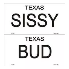 Smartblonde Bud Y Sissy Texas Placas De Licencia