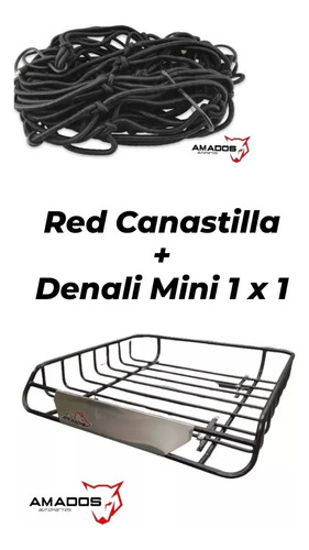 Canastilla Portaequipaje  Universal 1x1 Auto Camioneta + Red Foto 8