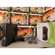 Xbox 360 Slim Com 1 Controle E Jogo Original Disney Infinity 3.0 Star Wars