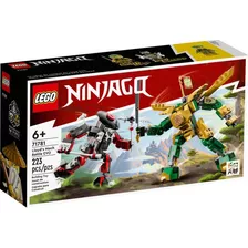 Lego® Ninjago - Meca De Combate Ninja Evo De Lloyd (71781) Cantidad De Piezas 223