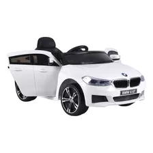 Mini Carro Elétrico Infantil Zippy Toys Bmw 6 Gt 12v Branco