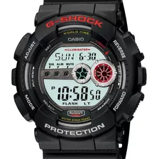 Relógio Casio G-shock Gd-100-1adr - Original Nota Fiscal Cor Da Correia Preto Cor Do Bisel Preto