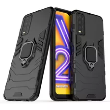 Vivo Y20 / Case Black Panther + Tempered Glass Full 9h