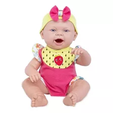 Boneca Bebe Reborn Hora Lanche Comidinha Faz Caquinha Oferta