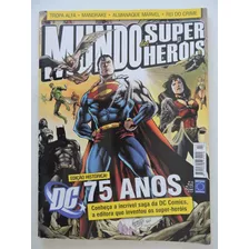 Mundo Dos Super Heróis #23 Especial Dc 75 Anos Com Poster