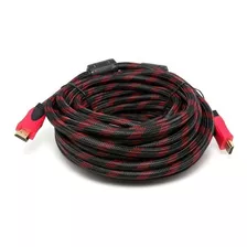 Cable Hdmi 3 Mts Doble Filtro Punta Dorada