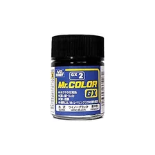 Gundam Mr Color Gx 2 - 18 Ml Negro De Pintura. Botella Hobby