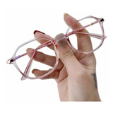 Unisex Marco Poligonal Anti Blue Ray ProtecciÃ³n Ocular Gafas