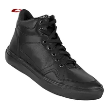 Tenis Casual Hombre Negro Tacto Piel Toto 07703701