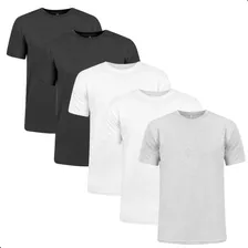 Kit 5 Camisetas Masculinas Basica Nao Amassa Atacado Oferta
