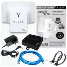 Amplimax Elsys 4g Amplificador Internet + Router+cable Rural