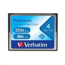 Tarjeta De Memoria Verbatim, Compact Flash Premium, Tapa De